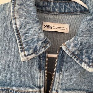 Zara Blue denim mini dress